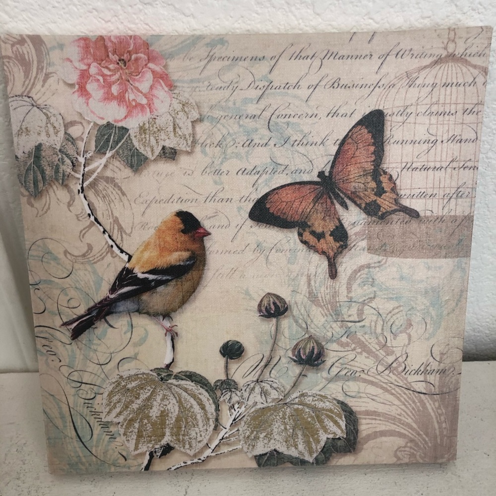 Bird decorative canvas